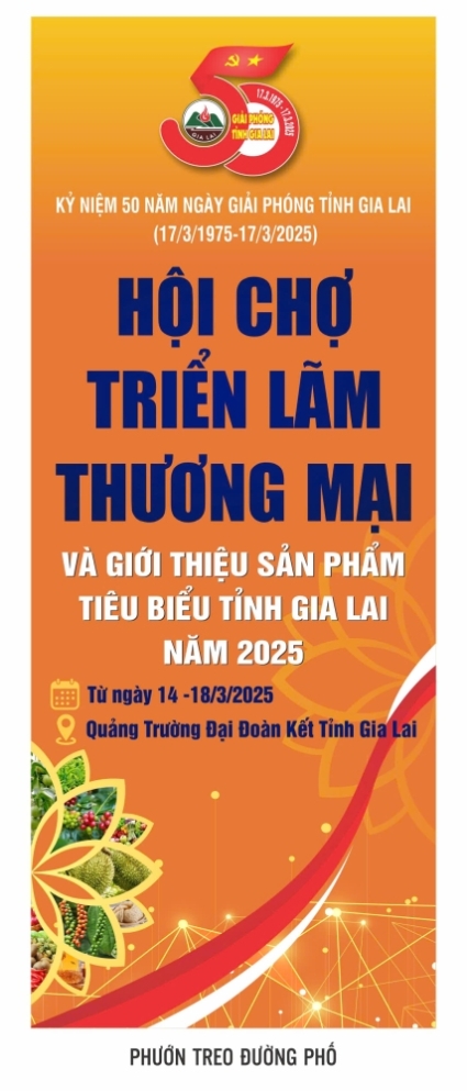 Thư mời tham gia Hội chợ triển lãm Thương mại và giới thiệu sản phẩm tiêu biểu tỉnh Gia Lai năm 2025