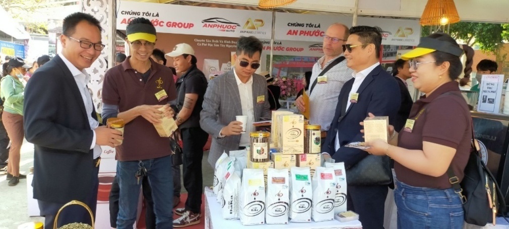 TIPC Gia Lai tham gia Hội chợ triển lãm chuyên ngành Cà phê năm 2023