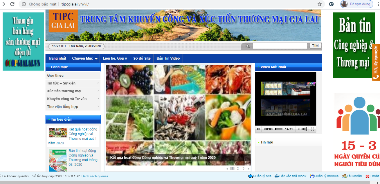 Mời doanh nghiệp tham gia quảng bá, giới thiệu đặt banner liên kết  website của đơn vị với website http://tipcgialai.vn